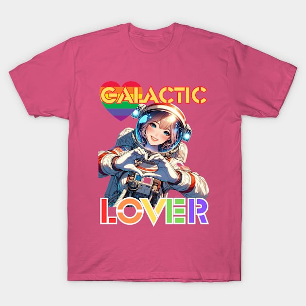 Kawaii, Anime Girl, Galactic Love | Catsie Cat T-Shirt by Catsie Cat